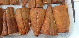 Hot smoked king mackerell, 200-250g / piece